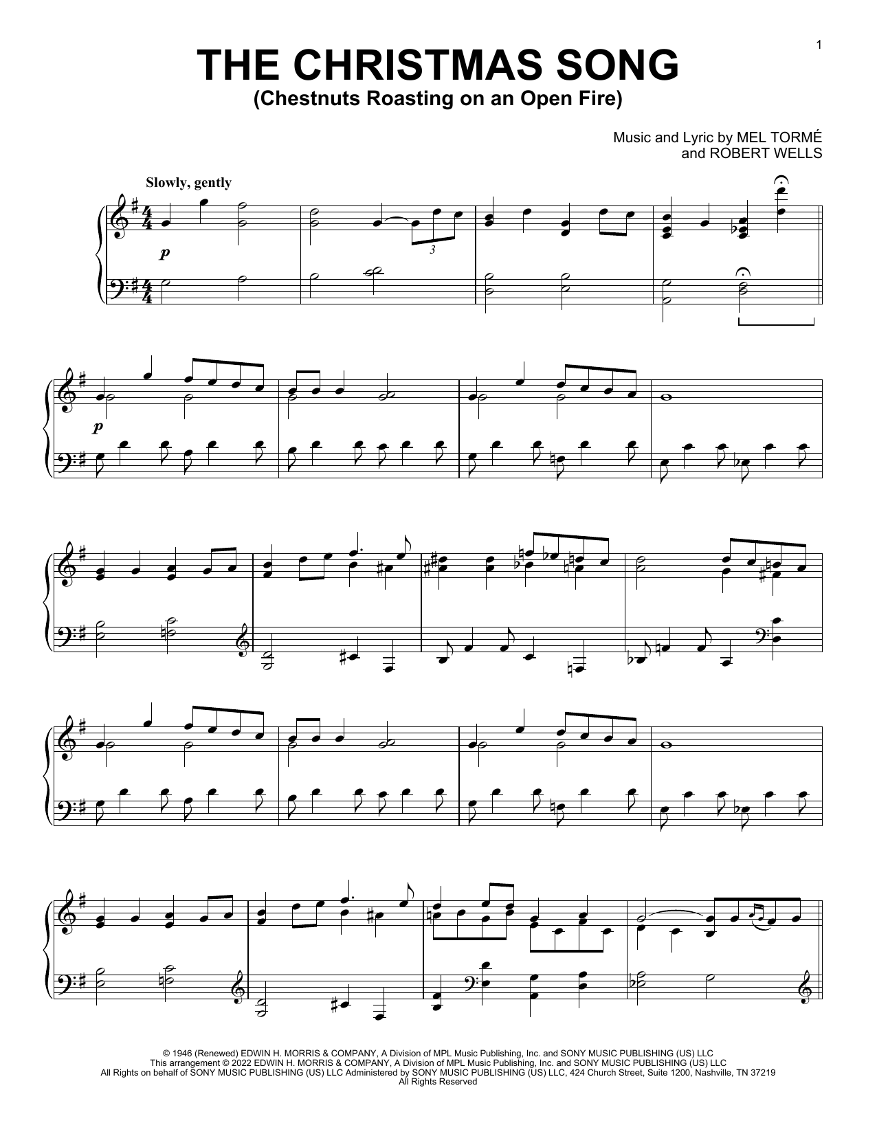 Produktbild zu: The Christmas Song (Chestnuts Roasting On An Open Fire)