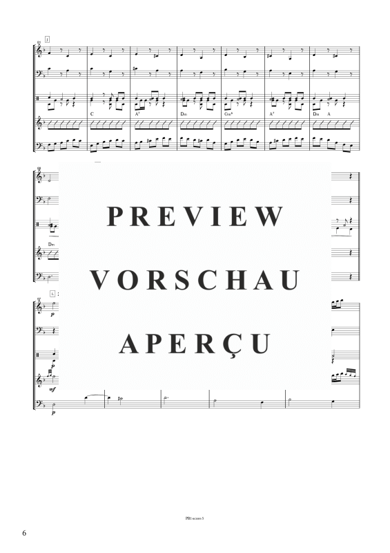 gallery: Purcell-Bäumchen, , Quintett: Zwei Melodiestimmen in C/B/Es, Gitarre, Kontrabass und Schlagzeug