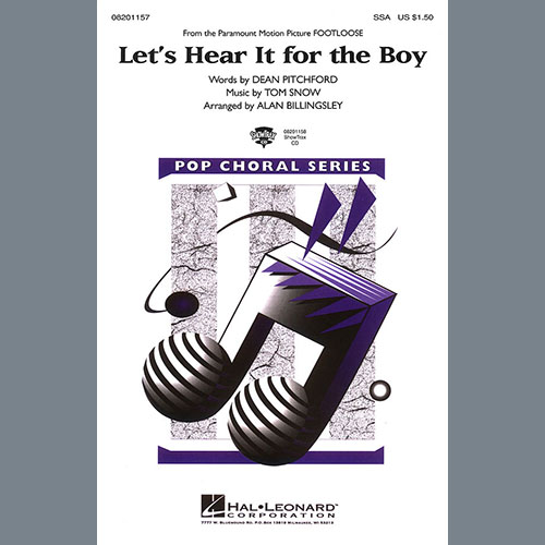 Produktbild zu: Let's Hear It For The Boy (from Footloose) (arr. Alan Billingsley)