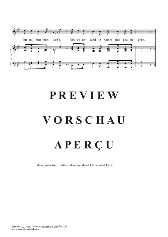 Product gallery: Page 3 of 3 Bundeslied , , Piano and Voice
