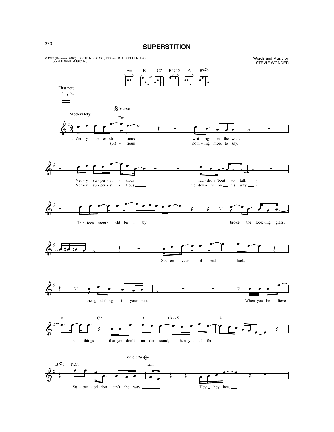 Produktgalerie: Seite 1 von 1 Superstition, Stevie Wonder