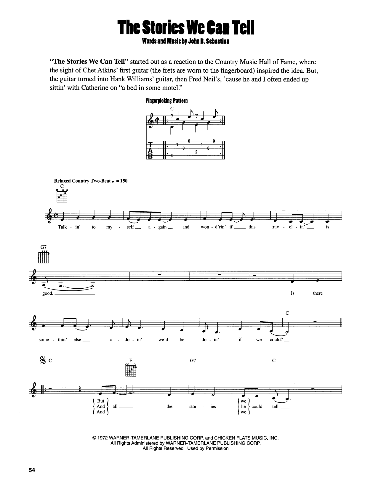 Produktgalerie: Seite 1 von 1 The Stories We Can Tell, John Sebastian, Gitarre