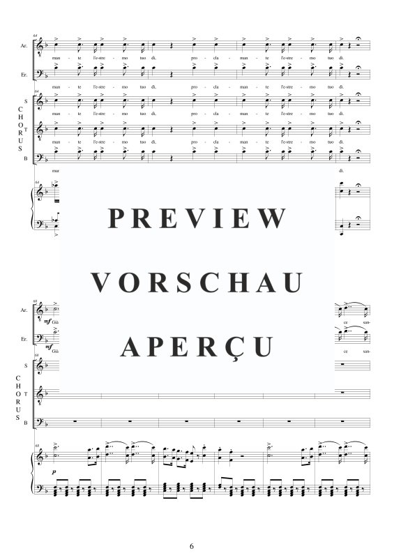 Produktgalerie: Seite 7 von 11 I Lombardi - (Act 2-Vb) Sei tu l'uom della caverna, , Gemischter Chor STB Soli und Klavier