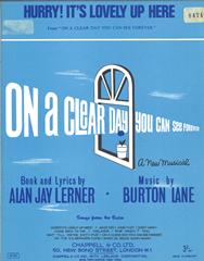cover: Hurry! It's Lovely Up Here, Doris Day