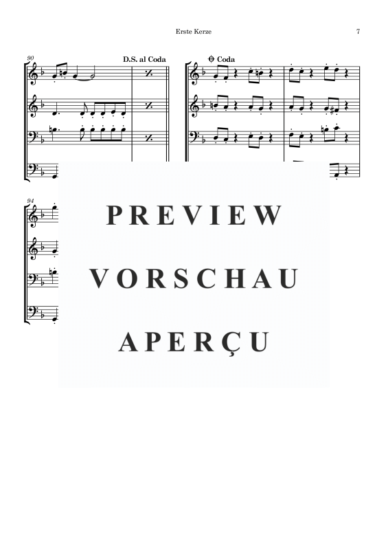 gallery: Adventskranz, , Blechbläser Quartett