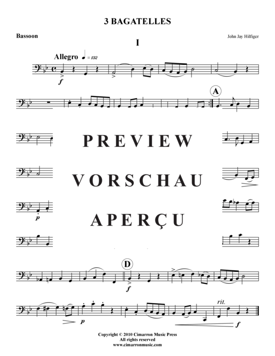 Product gallery: Page 9 of 20 Drei Bagatellen , , (flute, clarinet, bassoon)