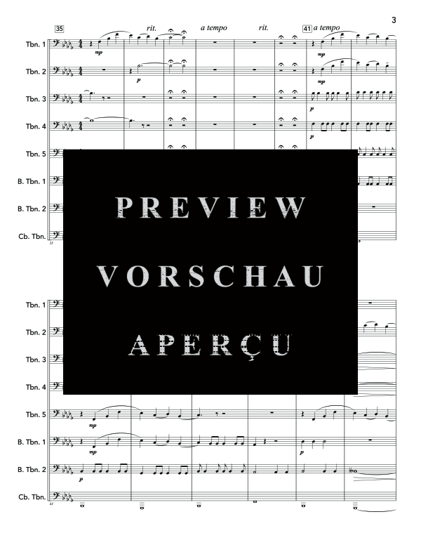 Produktgalerie: Seite 7 von 11 Last Breath, The, , (Ensemble 5x Posaune, 2x Bass Posaune + Contrabass Posaune/Tuba)