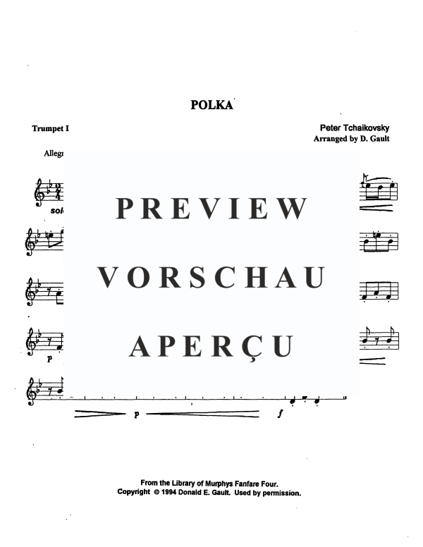 Produktgalerie: Seite 6 von 10 Polka, , BlechblÀserquartett