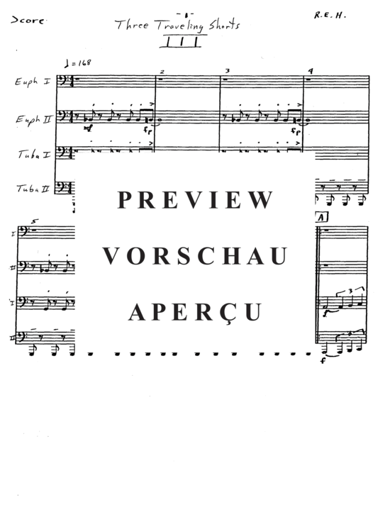 Product gallery: Page 11 of 21 Three Traveling Shorts , , (Tuba Quartett EETT)