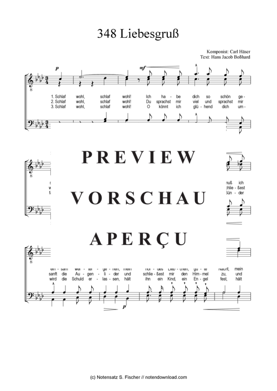 Product gallery: Page 2 of 3 Liebesgruß , , (male choir)