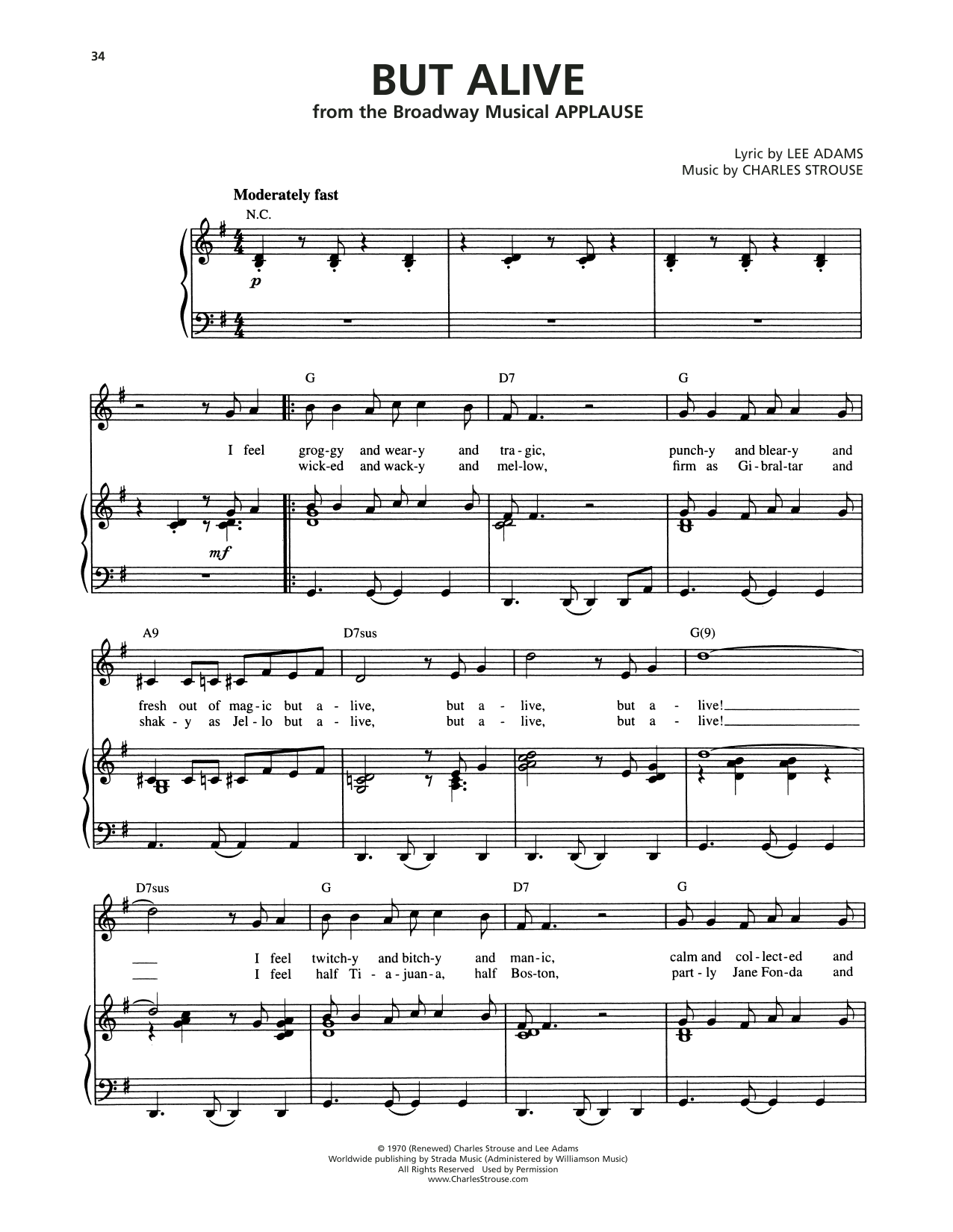 Produktbild zu: But Alive (from Applause)