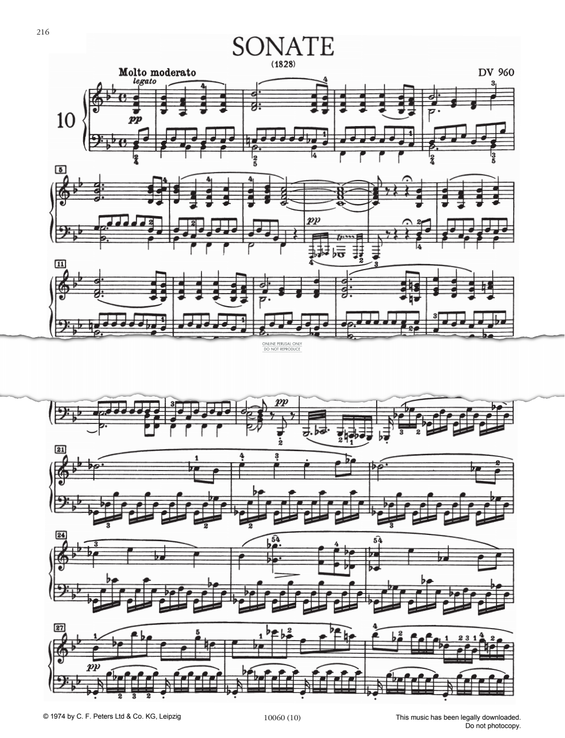 Produktgalerie: Seite 1 von 1 Piano Sonata D960, Franz Schubert, Klavier