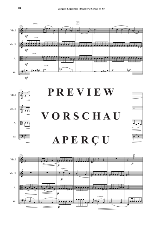 Produktgalerie: Seite 19 von 21 Quatuor à Cordes en Ré , , (Streicherquartett)