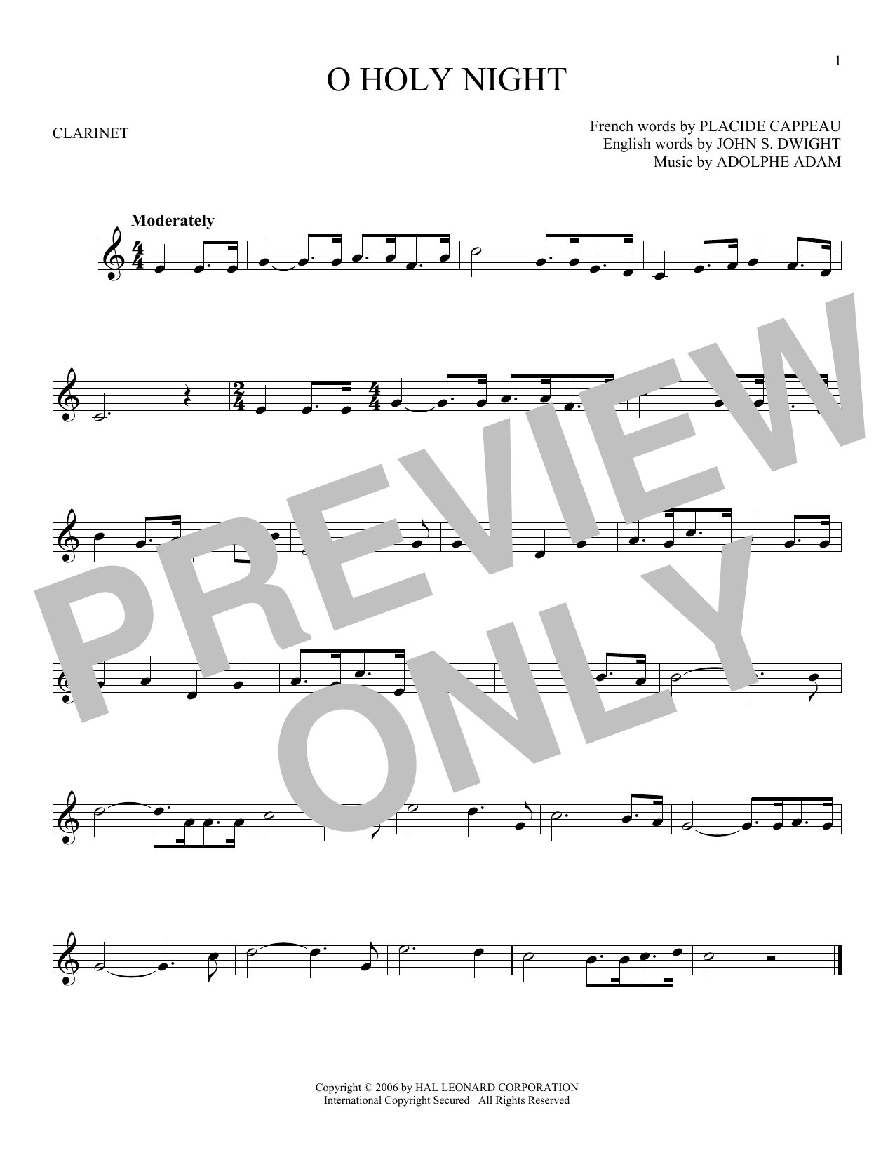 Product gallery: Page 1 of 1 O Holy Night, Adolphe Adam