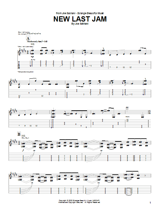 Produktgalerie: Seite 1 von 1 New Last Jam, Joe Satriani, Gitarre