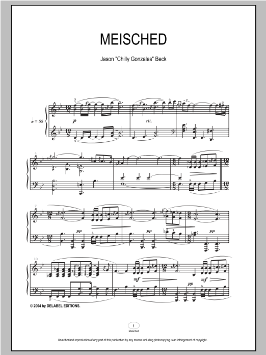 Product gallery: Page 1 of 1 Meisched, Chilly Gonzales
