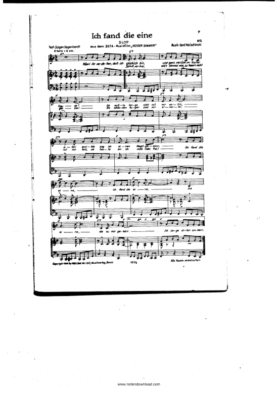 Produktbild zu: Ich fand die eine Frank Schöbel (aus: Heißer Sommer)