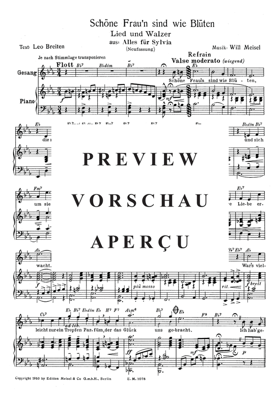 gallery: Schöne Frau?n sind wie Blüten , , (Klavier + Gesang)