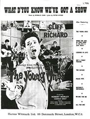 cover: What D'You Know We've Got A Show (from 'The Young Ones'), Cliff Richard, Gesang, Gitarre, Klavier