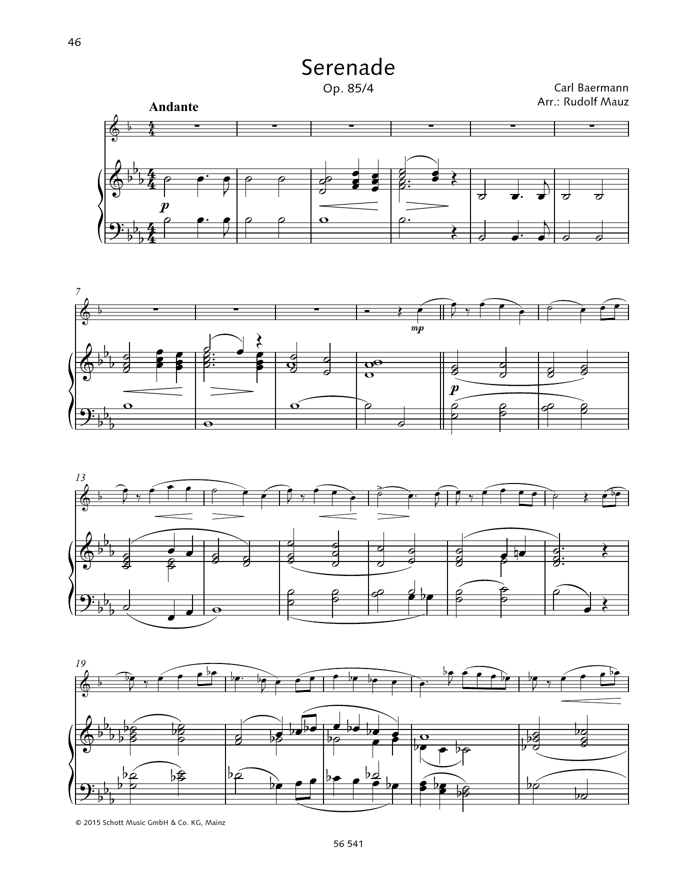 Produktbild zu: Serenade