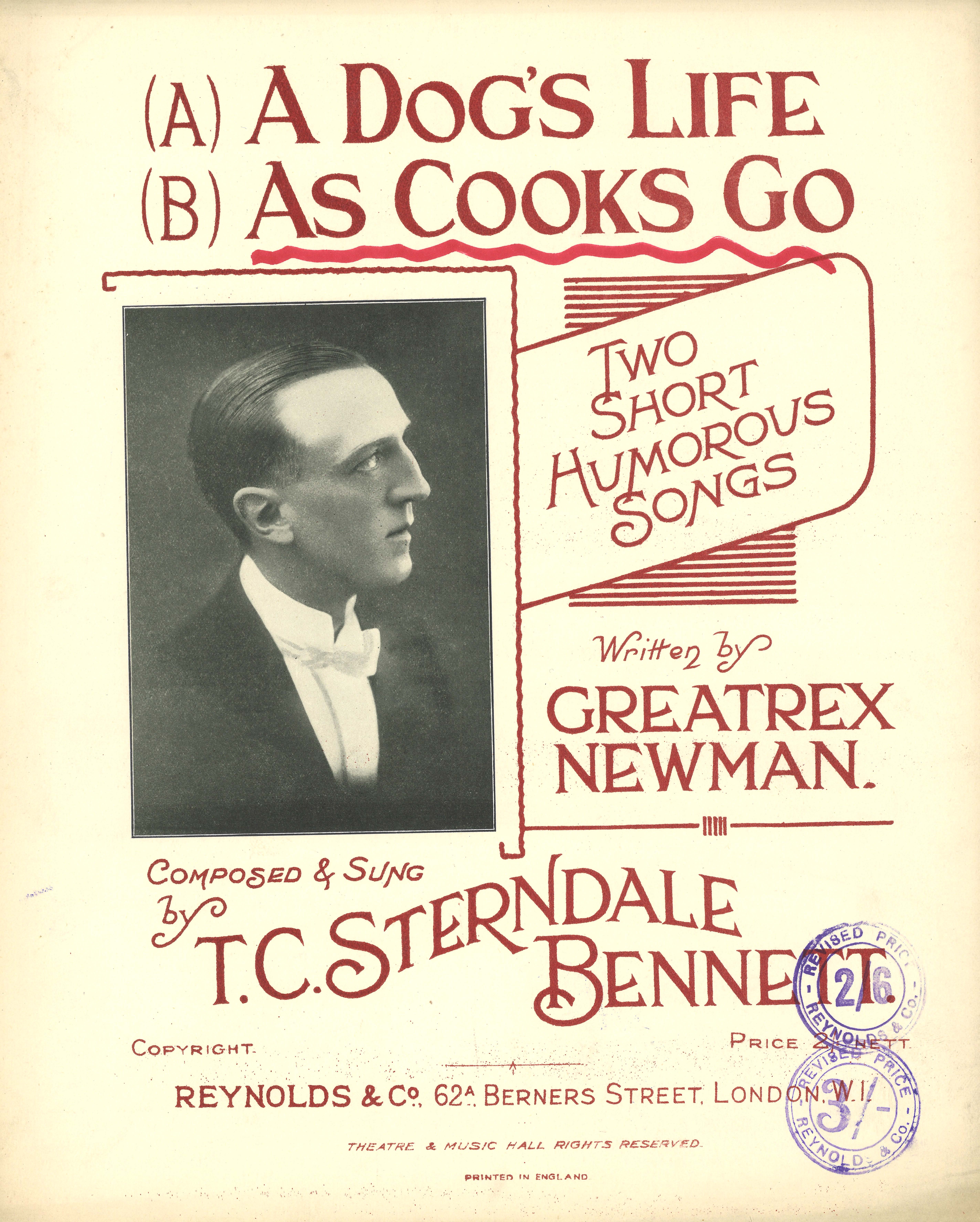 cover: A Dog's Life, Thomas Case Sterndale Bennett