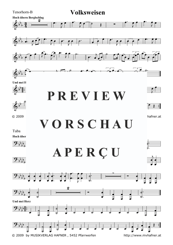 Product gallery: Page 8 of 11 Volksweisen, , (Brass Ensemble)