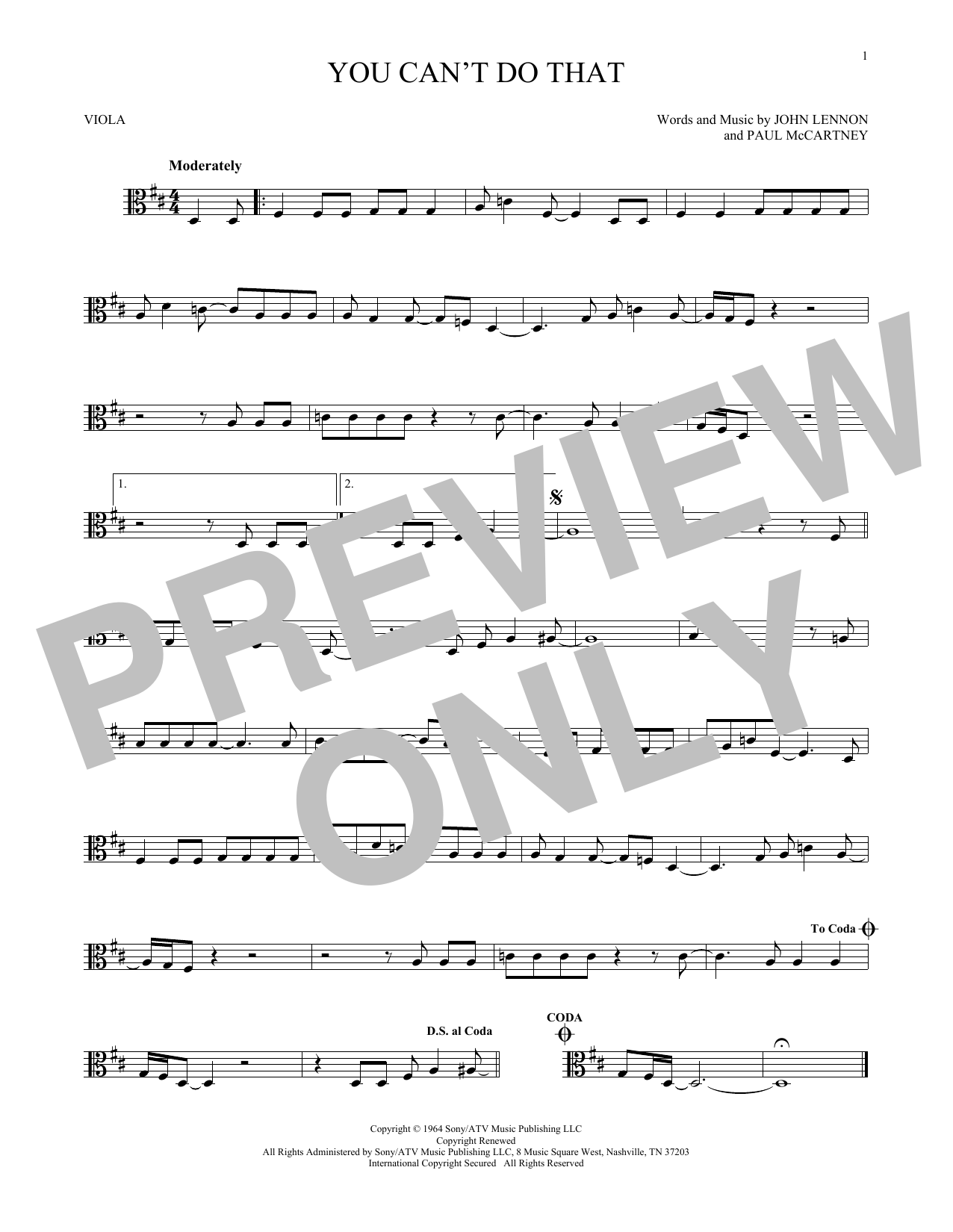 Product gallery: Page 1 of 1 You Can't Do That, The Beatles