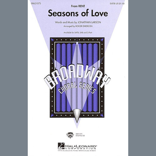cover: Seasons Of Love (from Rent) (arr. Roger Emerson), Jonathan Larson