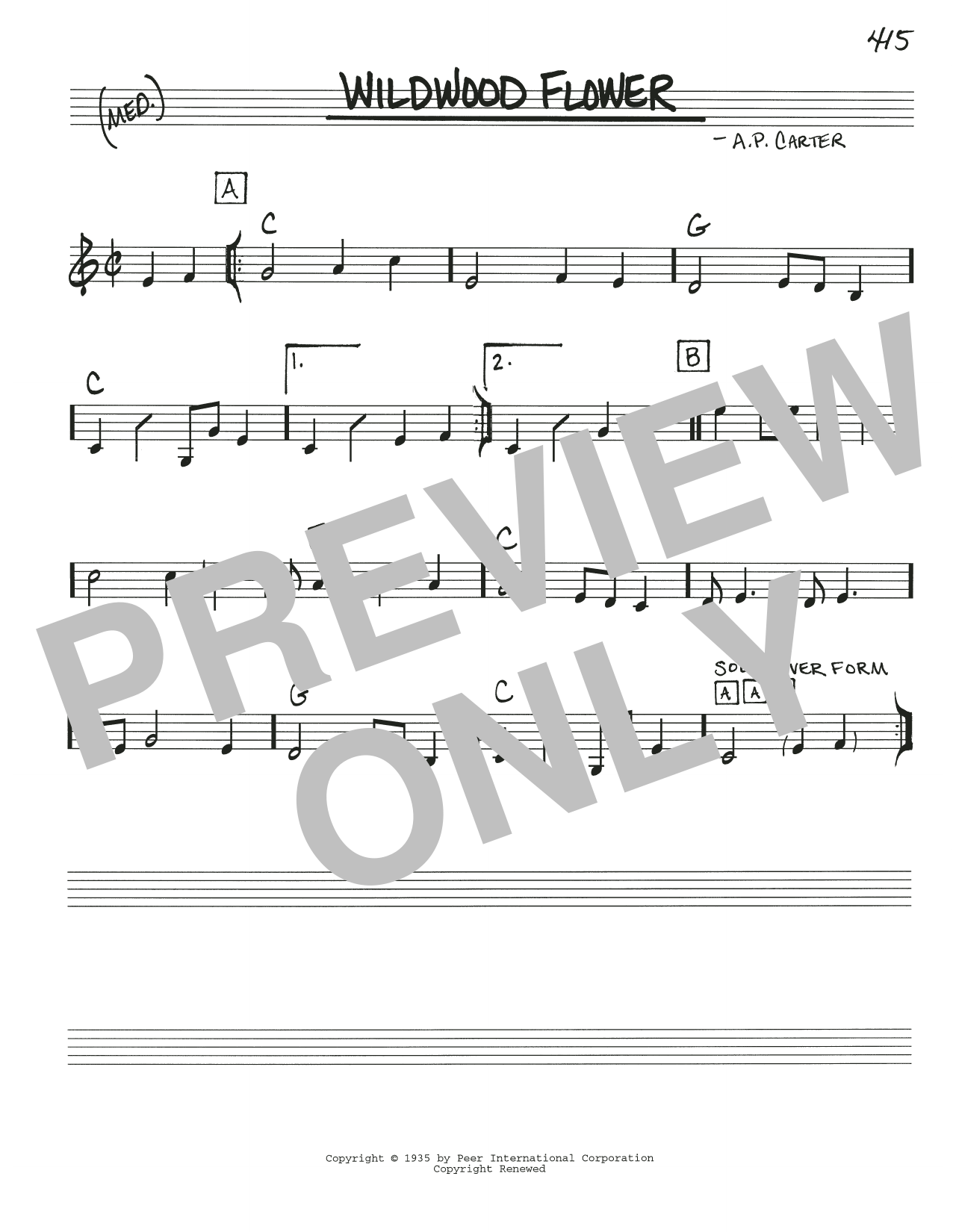 Produktbild zu: Wildwood Flower