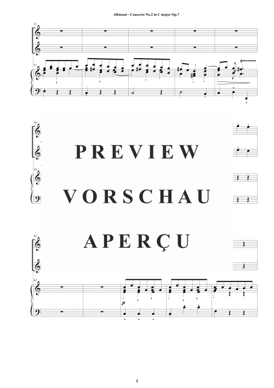 Product gallery: Page 5 of 11 Oboe Concerto No.2 in C-Dur Op.7, , 2 Oboes and Piano/Harpsichord