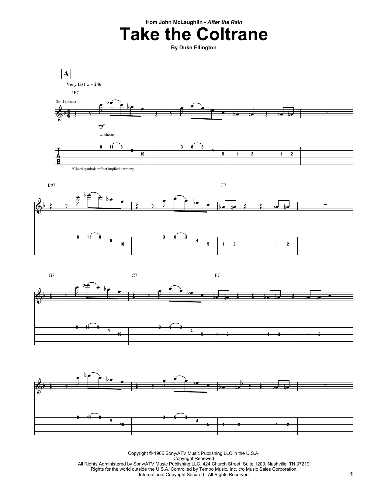 Produktbild zu: Take The Coltrane