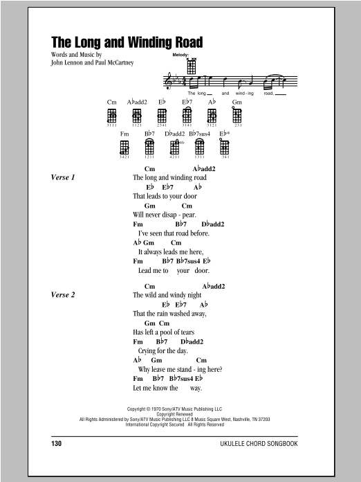 Product gallery: Page 1 of 1 The Long And Winding Road, The Beatles