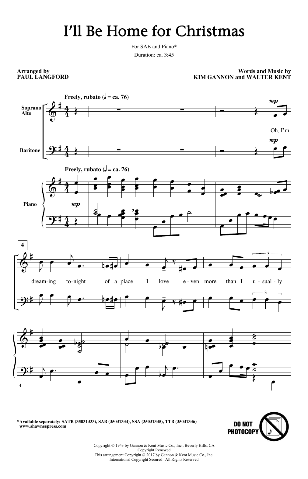 Produktbild zu: I'll Be Home For Christmas
