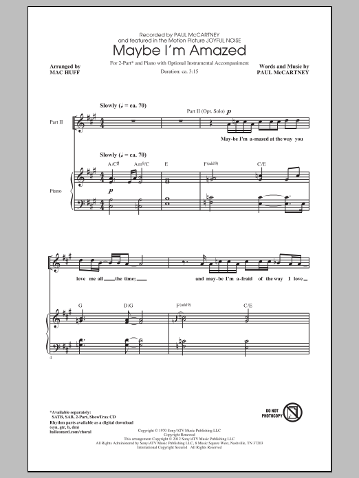 Produktbild zu: Maybe I'm Amazed