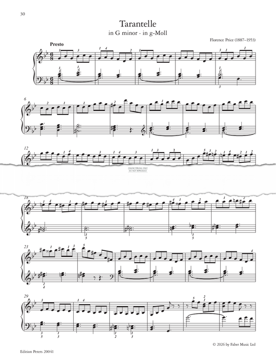 Product picture to: Tarantelle in G minor