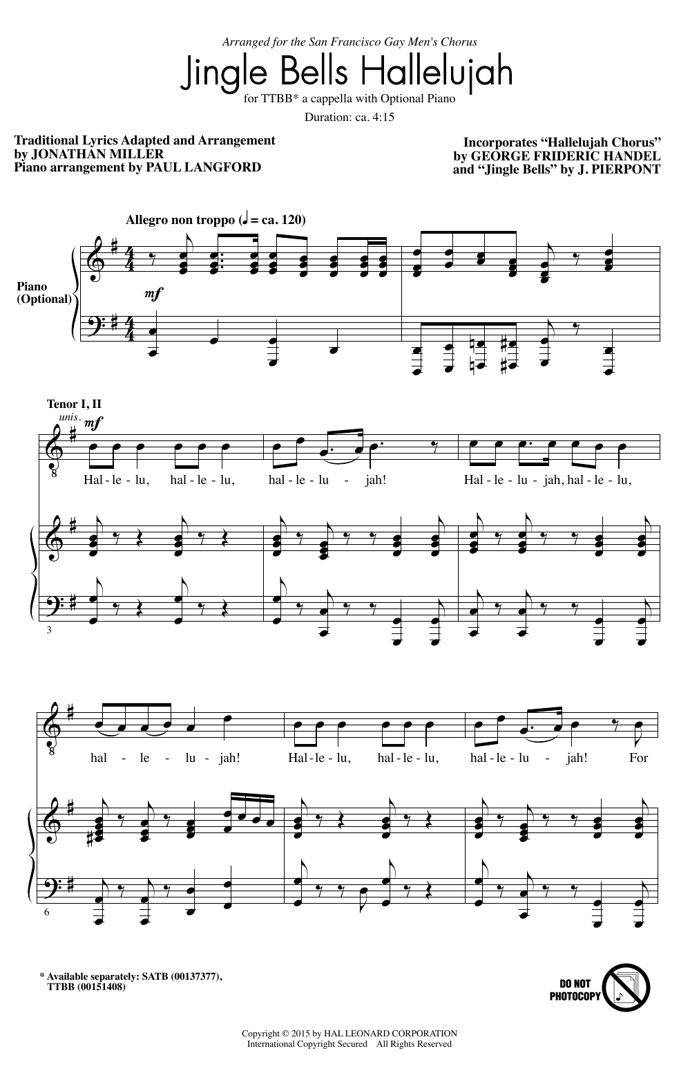 Produktbild zu: Hallelujah Chorus