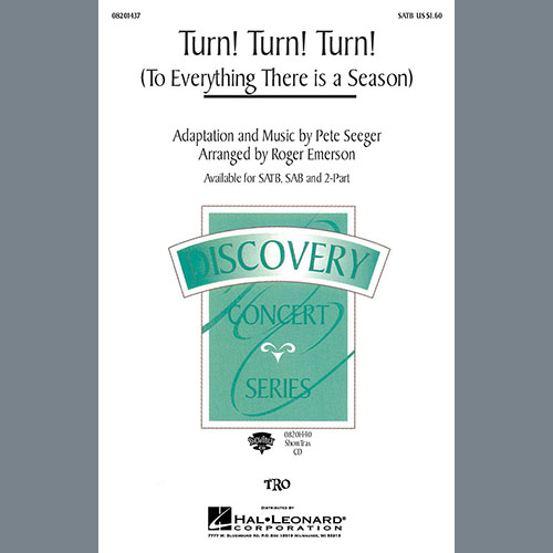 Produktbild zu: Turn! Turn! Turn! (To Everything There Is A Season) (arr. Roger Emerson)