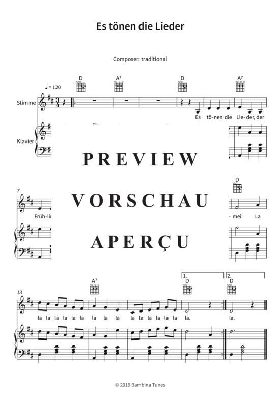 Produktbild zu: Es tönen die LiederLars Opfermann
