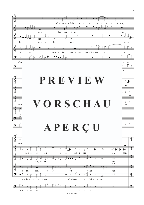 Produktgalerie: Seite 4 von 11 Missa brevis (Klassiker der Chormusik), , Gemischter Chor 5-stimmig und BC