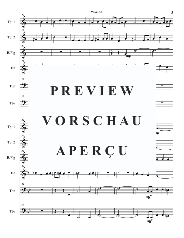 Produktgalerie: Seite 5 von 11 Wassail, , BlechblÀser Sextett