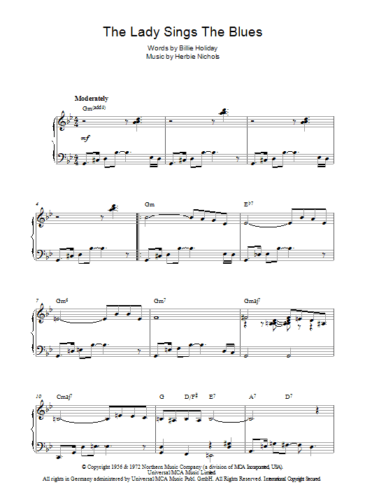 Product gallery: Page 1 of 1 The Lady Sings The Blues, Billie Holiday