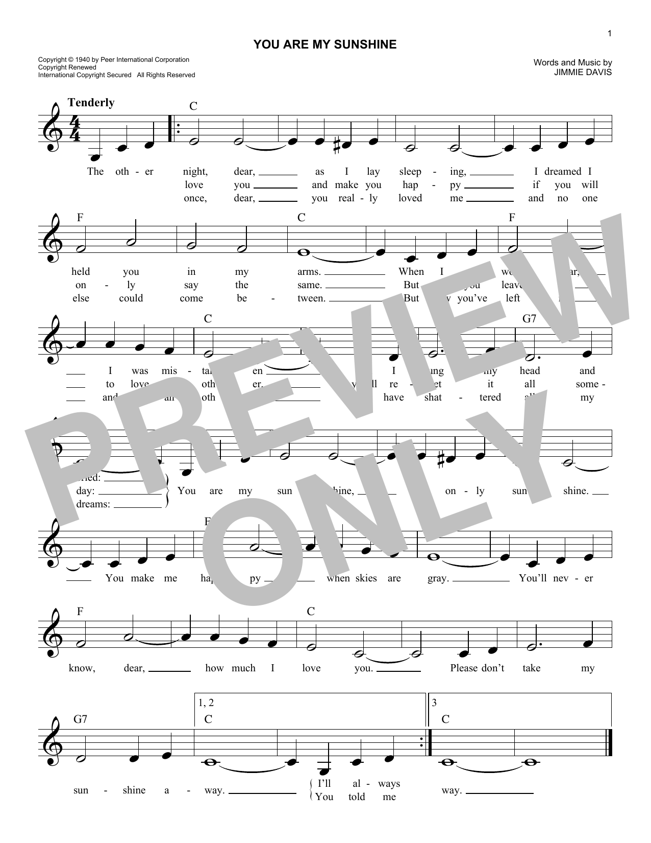 Produktgalerie: Seite 1 von 1 You Are My Sunshine, Jimmie Davis