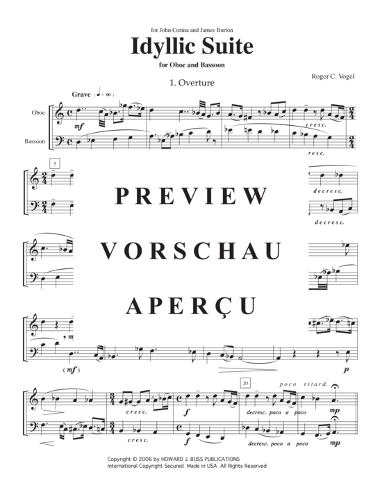 Produktgalerie: Seite 13 von 20 Idyllic Suite , , (Oboe und Fagott)