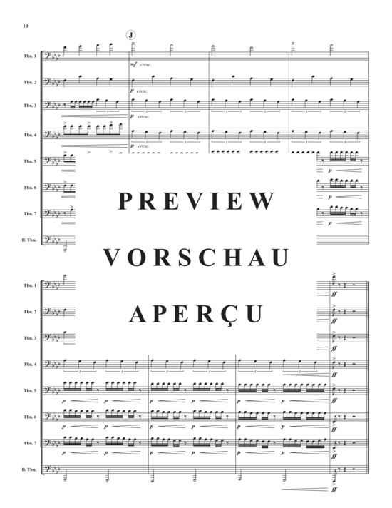 Product gallery: Page 12 of 21 Vertigo , , (Trombone ensemble 1-8 trombones)