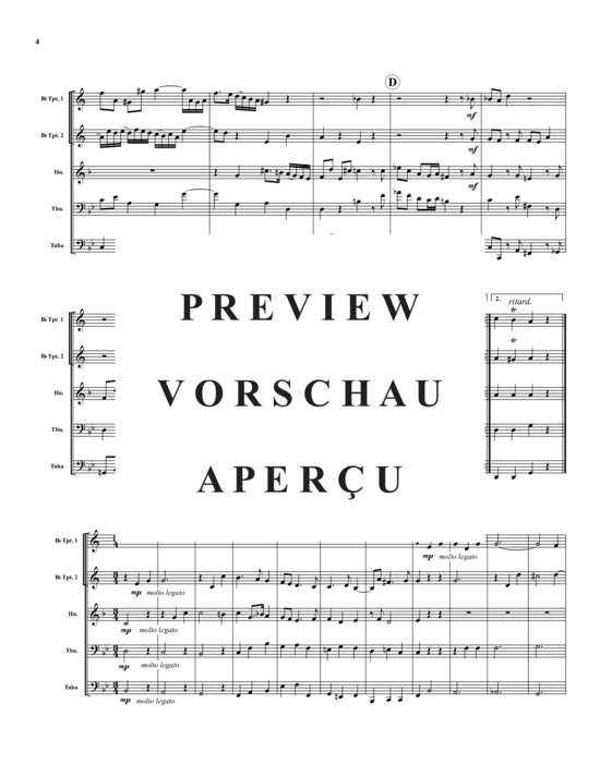 Produktgalerie: Seite 5 von 21 Grand Concerto 8 – 4 Sätze  , , (Blechbläserquintett)