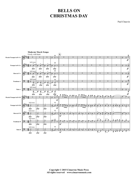 Produktbild zu: Bells on Christmas Day Paul Chauvin