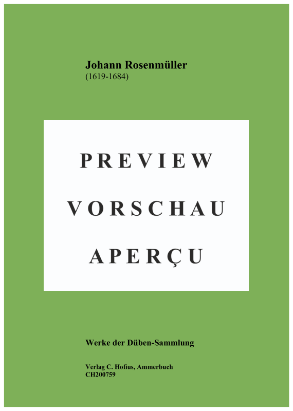 gallery: Fürchte dich nicht - Concerto à 10, , Gemischtes Ensemble SSATB, 2 Violinen, 2 Violen und BC