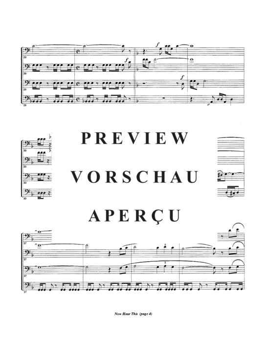 Product gallery: Page 6 of 19 Now Hear This! , , (Tuba Quartett EETT)