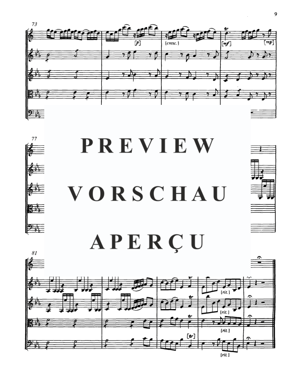 Produktgalerie: Seite 10 von 11 Konzert No. 2 in Eb-Dur, , Horn in F Solo und Streicher Ensemble