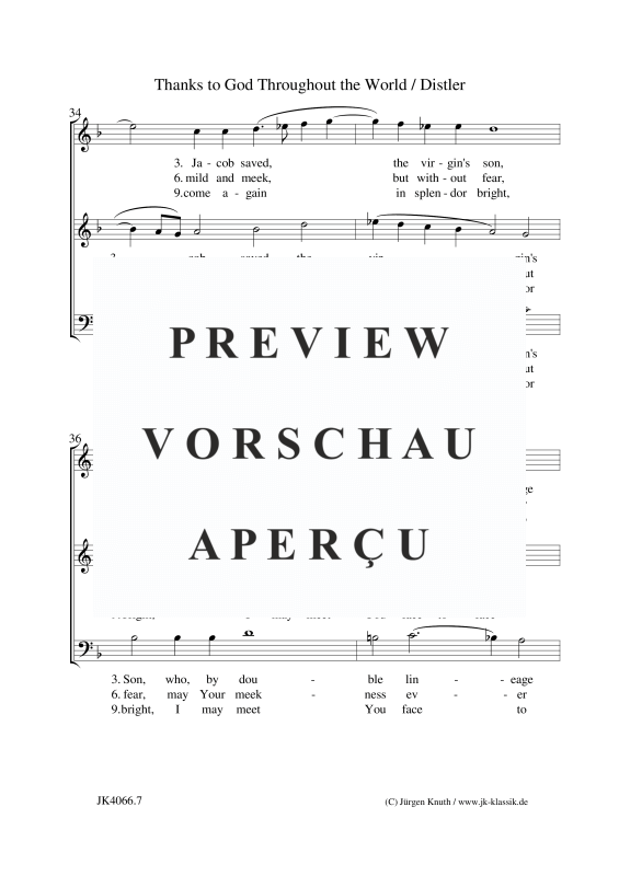 gallery: Thanks to God Throughout the World (The Year Cycle, Op. 5 No. 8), , (Gemischter Chor 3-st. SAT)